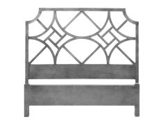 Chinese Chippendale Fretted Headboard