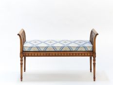 Directoire Caned Window Seat