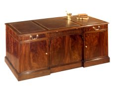 Mahogany Chippendale Execute Desk