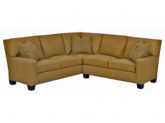 Transitional Track Arm Sectional Sofa