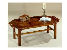 Yew Wood Butler  S Tray Coffee Table