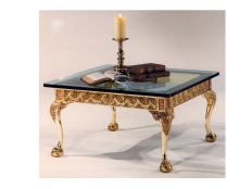 Brass Glass Georgian Coffee Table