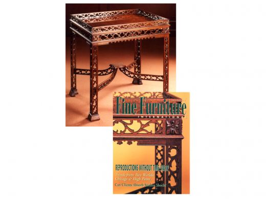 Chippendale Mahogany Silver Table