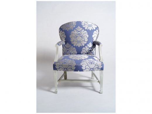 Hepplewhite Open ArmchairWhite