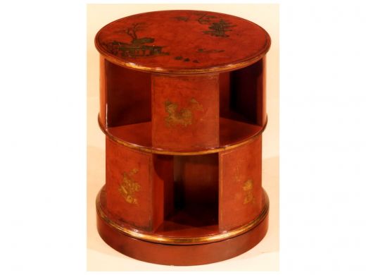 Lacquered Revolving Bookcase