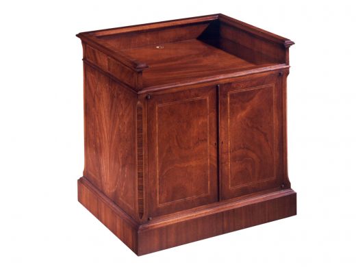 Mahogany Sheraton Computer Cabinet