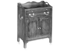 Mahogany Telephone Chest