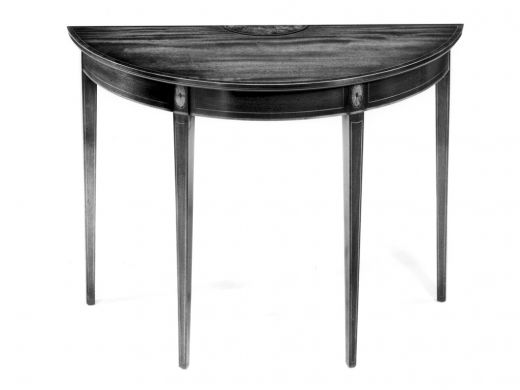 Sheraton Inlaid Console In Mahogany