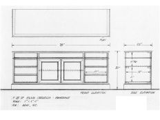 Sheraton Mahogany Filing Credenza